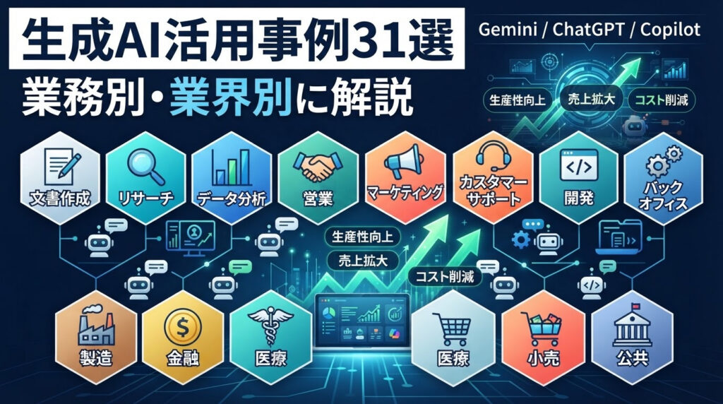 生成AI活用事例31選